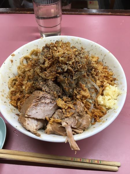 「汁なしラーメン」@ラーメン荘 おもしろい方への写真