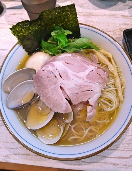 「特製蛤そば」@中華そば 四つ葉の写真