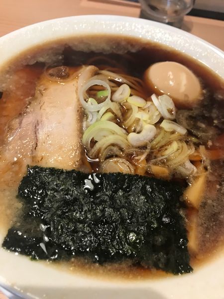 「旨味中華そば」@つけめん玉 品達店の写真