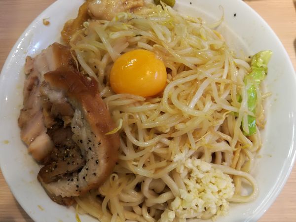 「汁なし（700g）」@麺屋 味方の写真