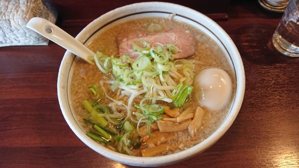 「味玉らーめん（こってり）大盛 800円 +ちゃー丼 250円」@麺屋 旬の写真