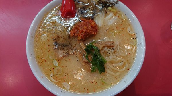 「からみそラーメン」@龍上海 山形店の写真