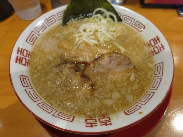 「背脂醤油ラーメン 580円+税」@かみなり太郎の写真