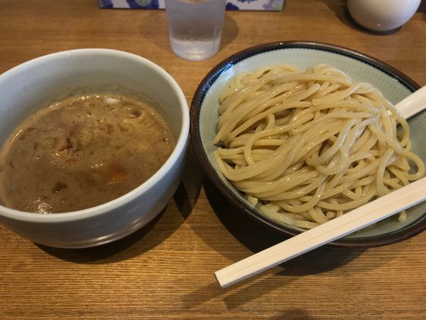 「濃厚煮干しつけ麺【800円】大」@鼈の写真