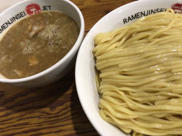 「鶏煮込みつけ麺(大盛)」@ラーメン人生 JET600の写真