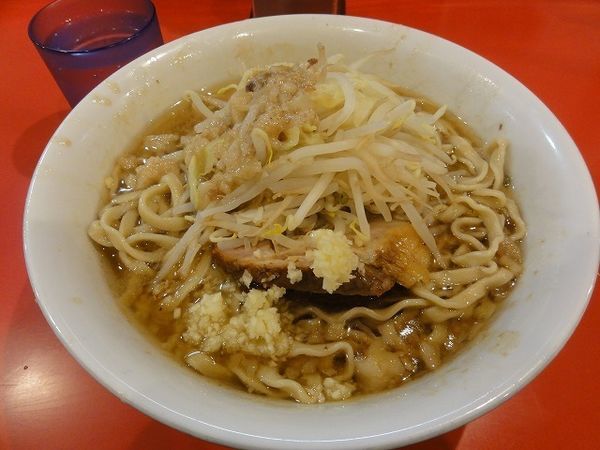 「ラーメン　 700円　ニンニク　脂」@麺屋 桐龍の写真