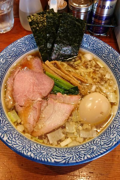 「特製手揉み中華蕎麦(醤油)」@麺処 ほん田の写真