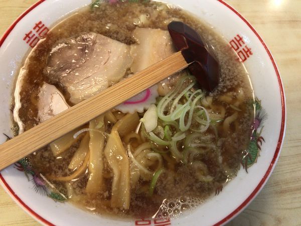 「喜多方正油らーめん600円ｸｰﾎﾟﾝ50円引き」@大安食堂の写真