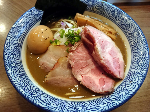 「特製極上濃厚煮干しそば」@煮干しつけ麺 宮元の写真