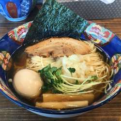 味玉焼きアゴ煮干ソバ(限定)900円