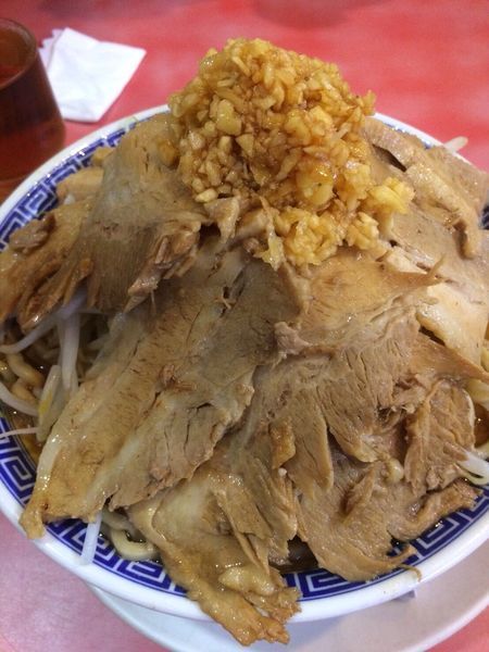 「ふじ麺 チャーシュー ニンニク」@明神角ふじの写真