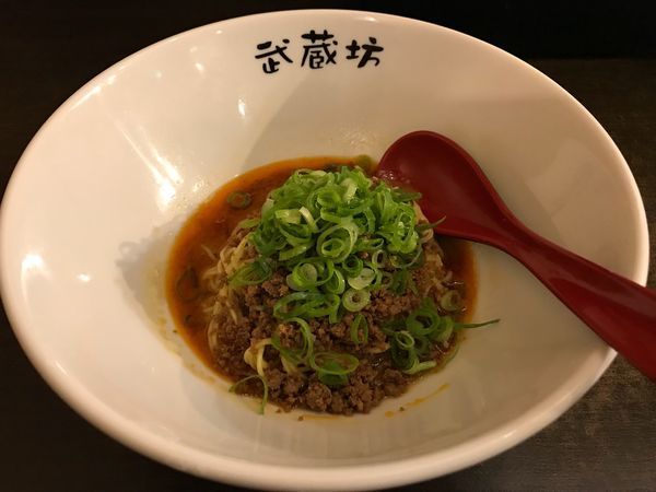 「担担麺 濃厚胡麻 ハーフ  350円」@汁なし担担麺 武蔵坊の写真