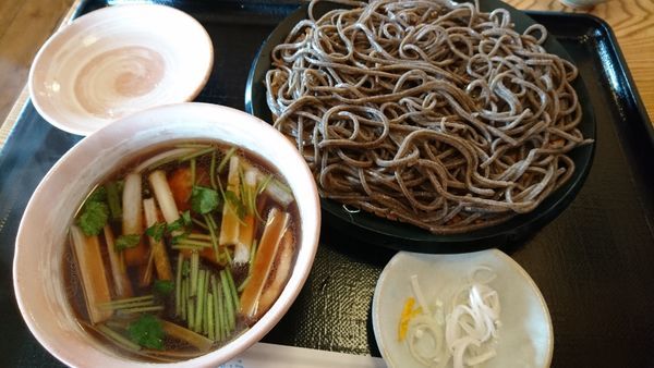 「鴨せいろ1350円+十割150円」@手打ち蕎麦 いちむらの写真