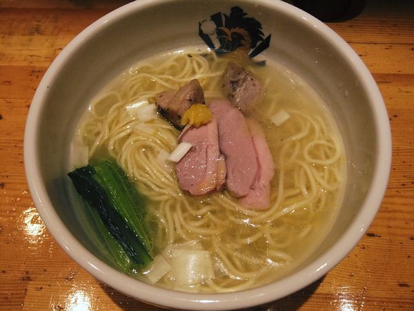 「鴨中華そば（塩）（850円）」@満鶏軒の写真