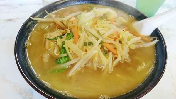 「カレー風味野菜ラーメン(650円)」@北京定食やまちゃんの写真