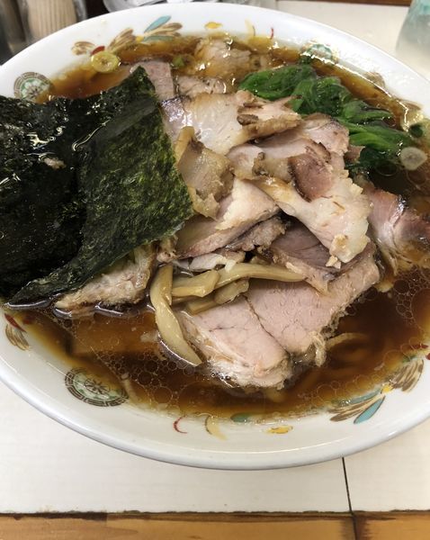 「チャーシュー麺＋チャーシュー100増」@青島食堂 秋葉原店の写真