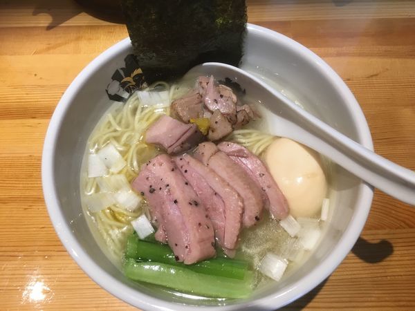 「特製鴨中華そば1100円」@満鶏軒の写真
