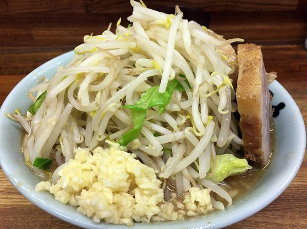 「小ラーメン（780円）ニンニク」@ラーメン二郎 新小金井街道店の写真
