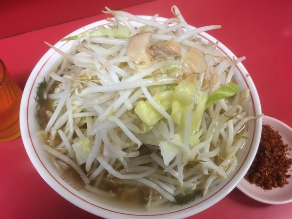 「大ラーメン850円（ヤサイアブラ）」@ラーメン二郎 千住大橋駅前店の写真
