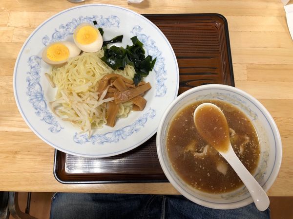 「しょうゆつけ麺」@ぎょうざの満洲 春日部東口店の写真