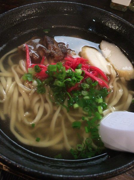 「沖縄そば６９０円」@沖縄ソバ 我達食堂の写真