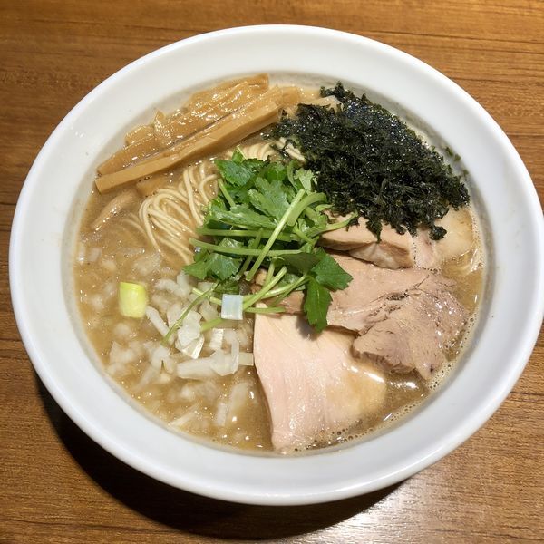 「【限定A】かます煮干しの白湯ら〜めん ￥850」@寿製麺よしかわ 川越店の写真