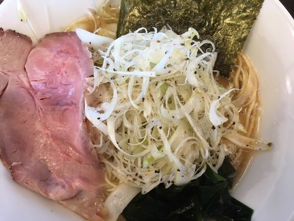 「レモンペッパーねぎそば 750円」@麺屋SOの写真