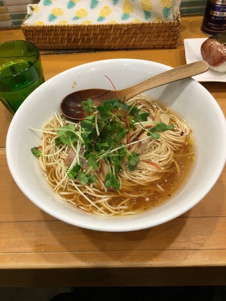 「醤油そば スパムセット」@麺屋 Hulu-luの写真