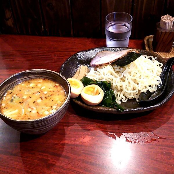 「辛味噌つけ麺」@北海道らーめん ひむろ 上野店の写真