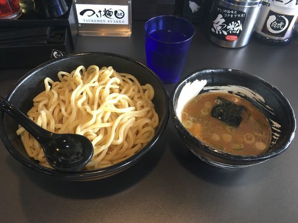 「つけ麺(黒)大盛り」@つけ麺 白虎の写真