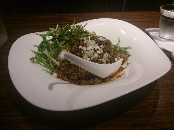 「白胡麻担々麺(辛め)」@汁なし担担麺 ピリリの写真