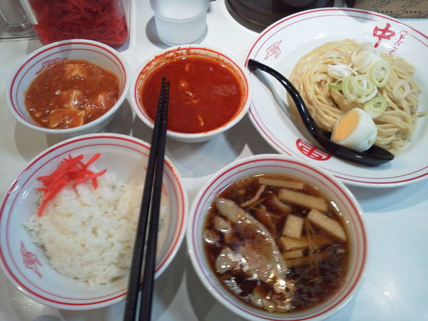 「冷やし醤油ラ720＋北極ス180＋定食180＝1080円」@蒙古タンメン 中本 西池袋店の写真