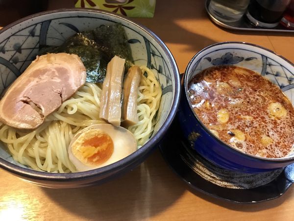「塩担々つけ麺」@焦がしねぎらーめん 葱次郎 大宮西口店の写真