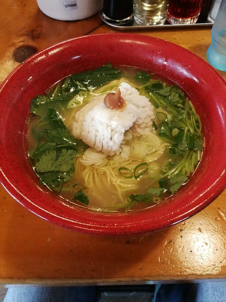 「(限定)鱧そば 850円」@中華そば 田家 本店の写真