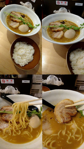 「『特製山賊麺+半ライス(￥900+100)』」@上州山賊麺 大大坊の写真