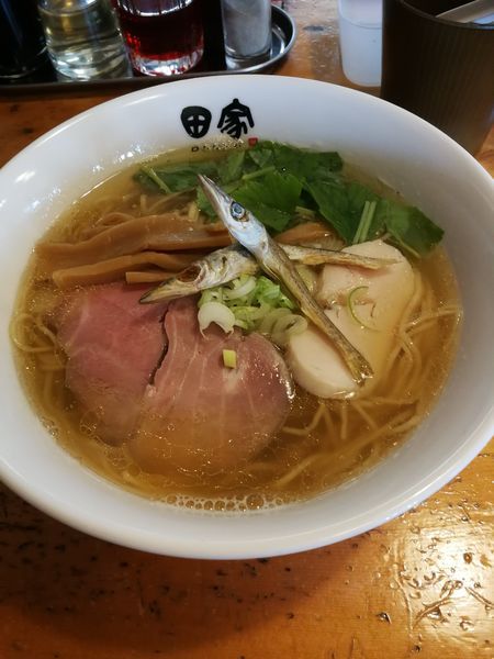 「かます煮干しそば(850円)」@中華そば 田家 本店の写真
