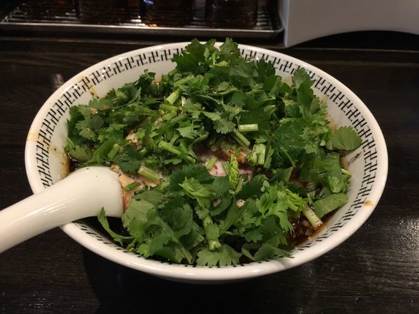 「スパイス・ダブルパクチーラー麺」@スパイス・ラー麺 卍力の写真