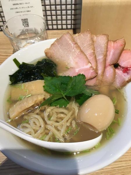 「全部入り貝塩らーめん」@らーめん 改の写真