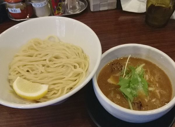 「GaGaNaホルモンつけ麺」@GaGana RAMEN 極 渋谷店の写真