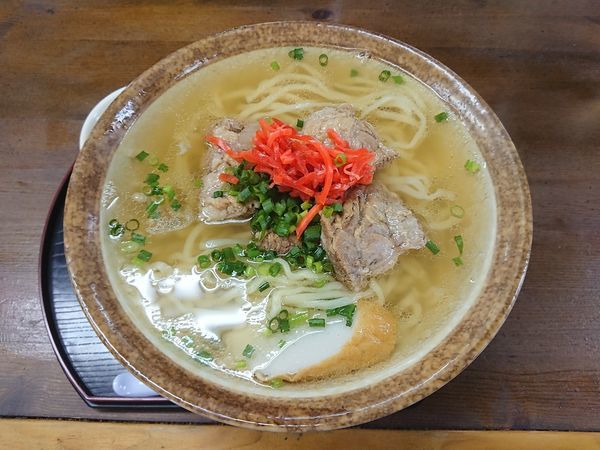 「ソーキそば(あっさり)大盛 850円」@沖縄そば 南風の写真
