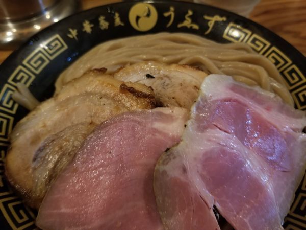 「特製つけめん(並)チャーシューご飯」@中華蕎麦うゑずの写真
