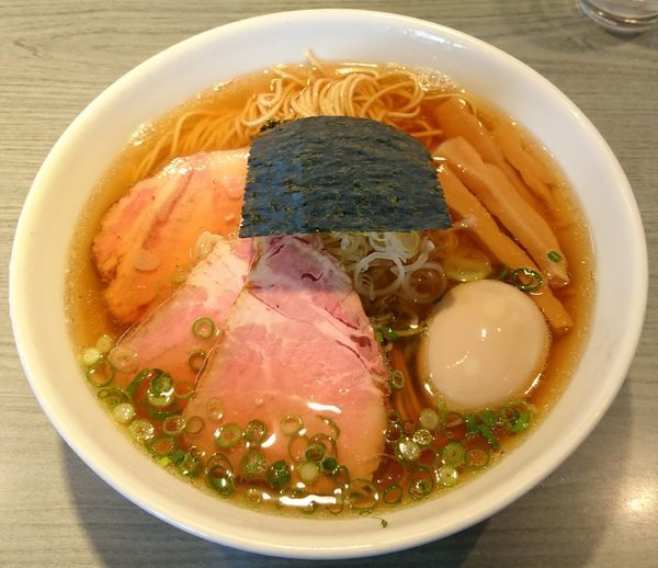 「煮干蕎麦(醤油)＋味玉＋チャー増し1枚」@喜乃壺の写真