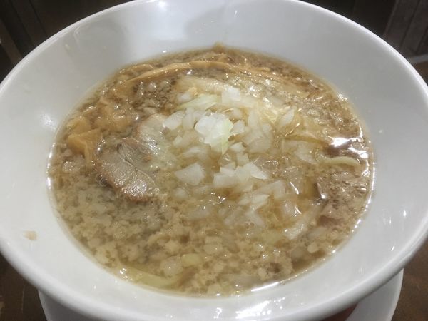 「背脂中華そば」@新潟発祥 なおじ 御茶ノ水店の写真