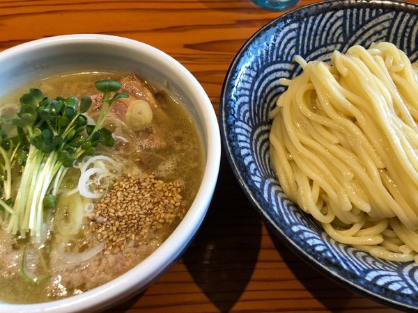 「【限定】塩つけそば900円」@麺 一直の写真