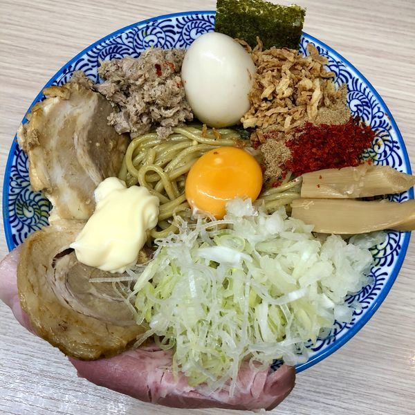 「狼煙まぜそば大￥850＋カレーに変更￥50=￥900」@狼煙 大宮店の写真