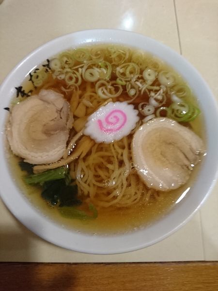 「手打ちラーメン 650円」@青竹手打ちラーメン しまだやの写真
