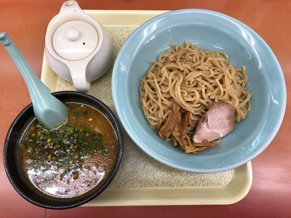 「濃厚えび味噌つけめん」@ラーメン山岡家 水戸内原店の写真