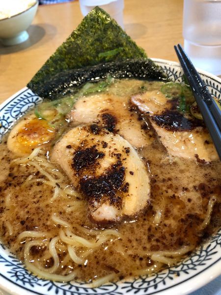 「チャーシューメン黒」@丸源ラーメン 北習志野店の写真