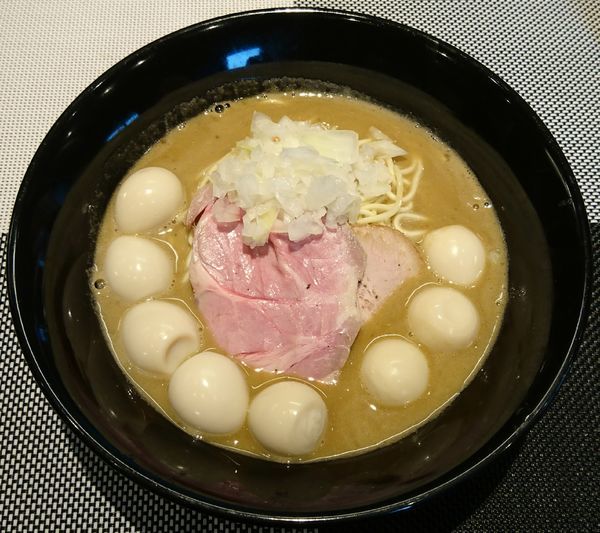 「【限定】濃厚中華そば＋うず乱舞」@煮干乱舞の写真