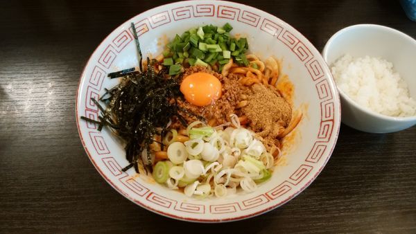 「台湾まぜそば 追い飯付」@麺屋祥元の写真